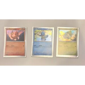 Pokémon Scarlet &‎ Violet 151 Promo Card Set | Bulbasaur • Charmander • Squirtle